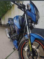 TVS Apache RTR 150 Matt Blue